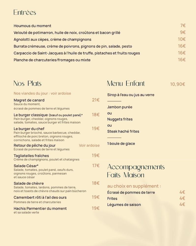 Ty’Mero Restaurant Larmor-plage - Menu Image 2